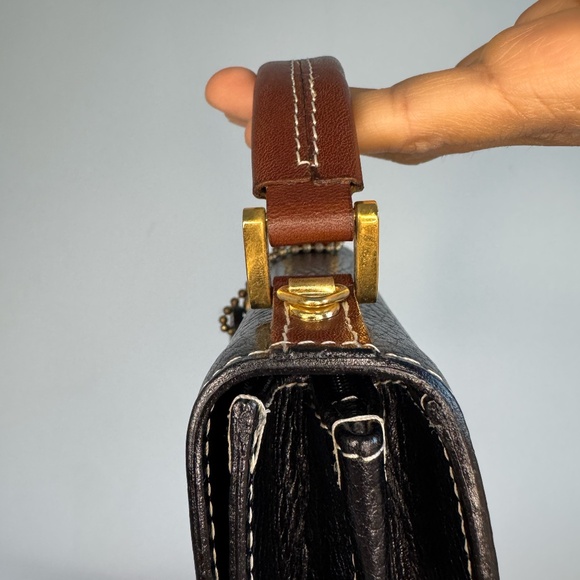 Isanti Luxury Italian Leather Mini Crossbody Bag – Black - Picture 11 of 17